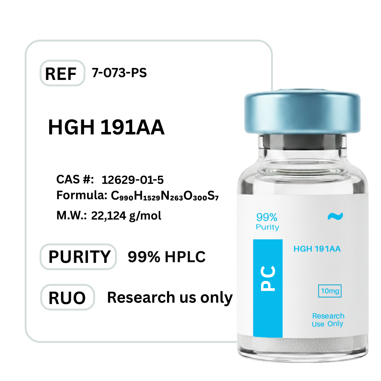 HGH 191AA (Somatropin) - Premium Research Peptide